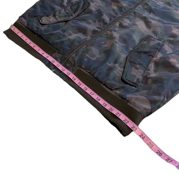 Champion Camo Print Bomber Jacket With Orange Lining - Size XL - Picture 9 of 12